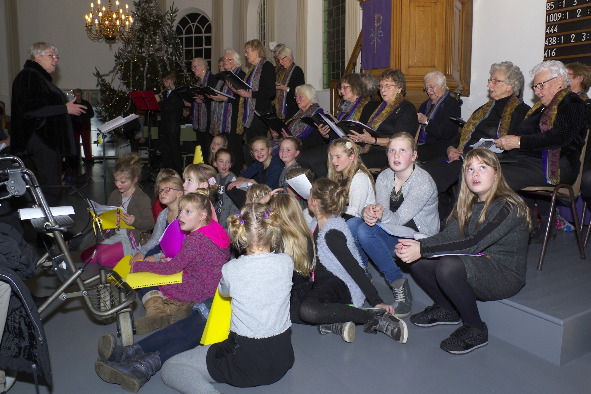 Kerstsamenzang PKN kerk Scherpenzeel 2015