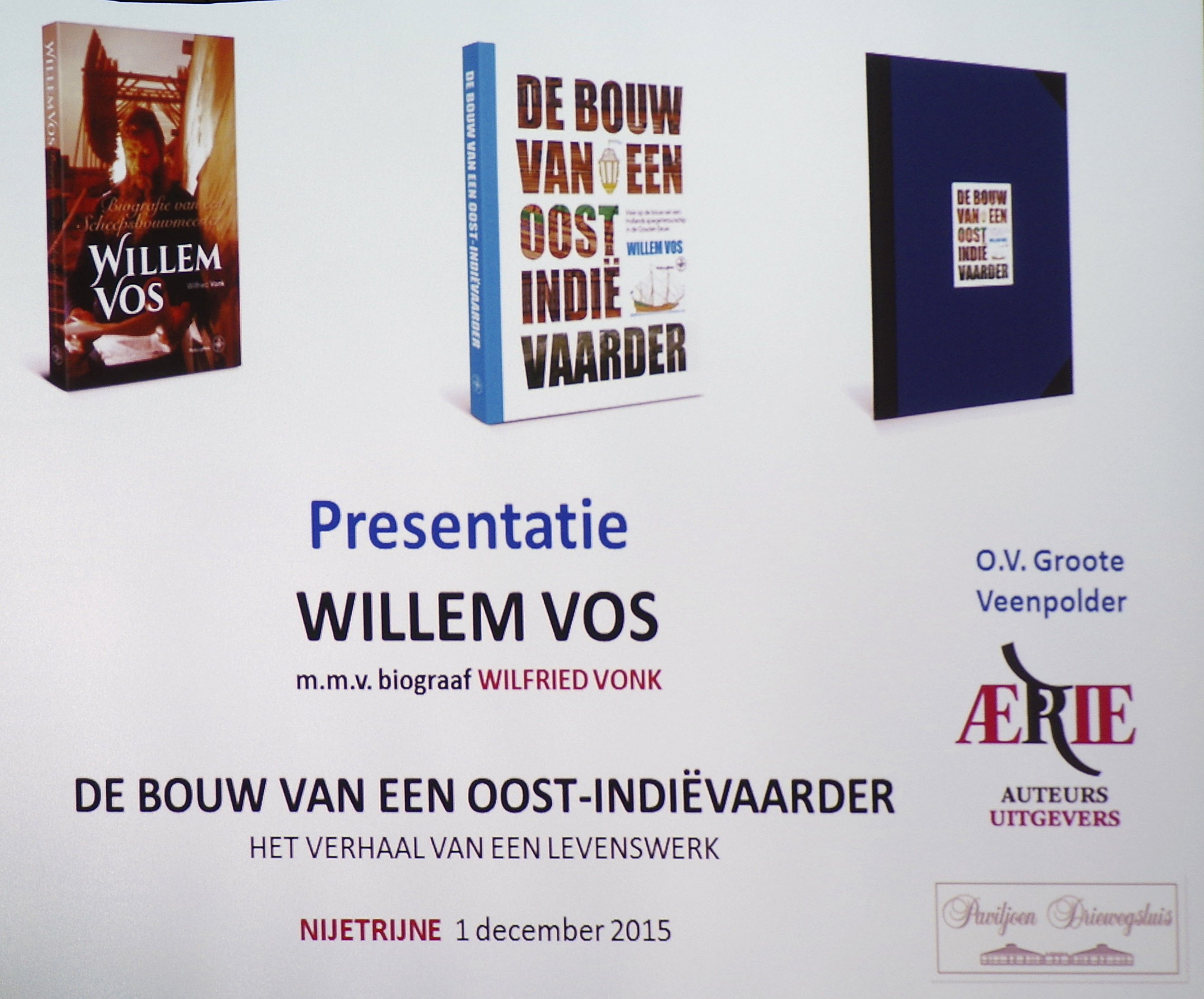 Lezing Willem Vos Batavia bouwer