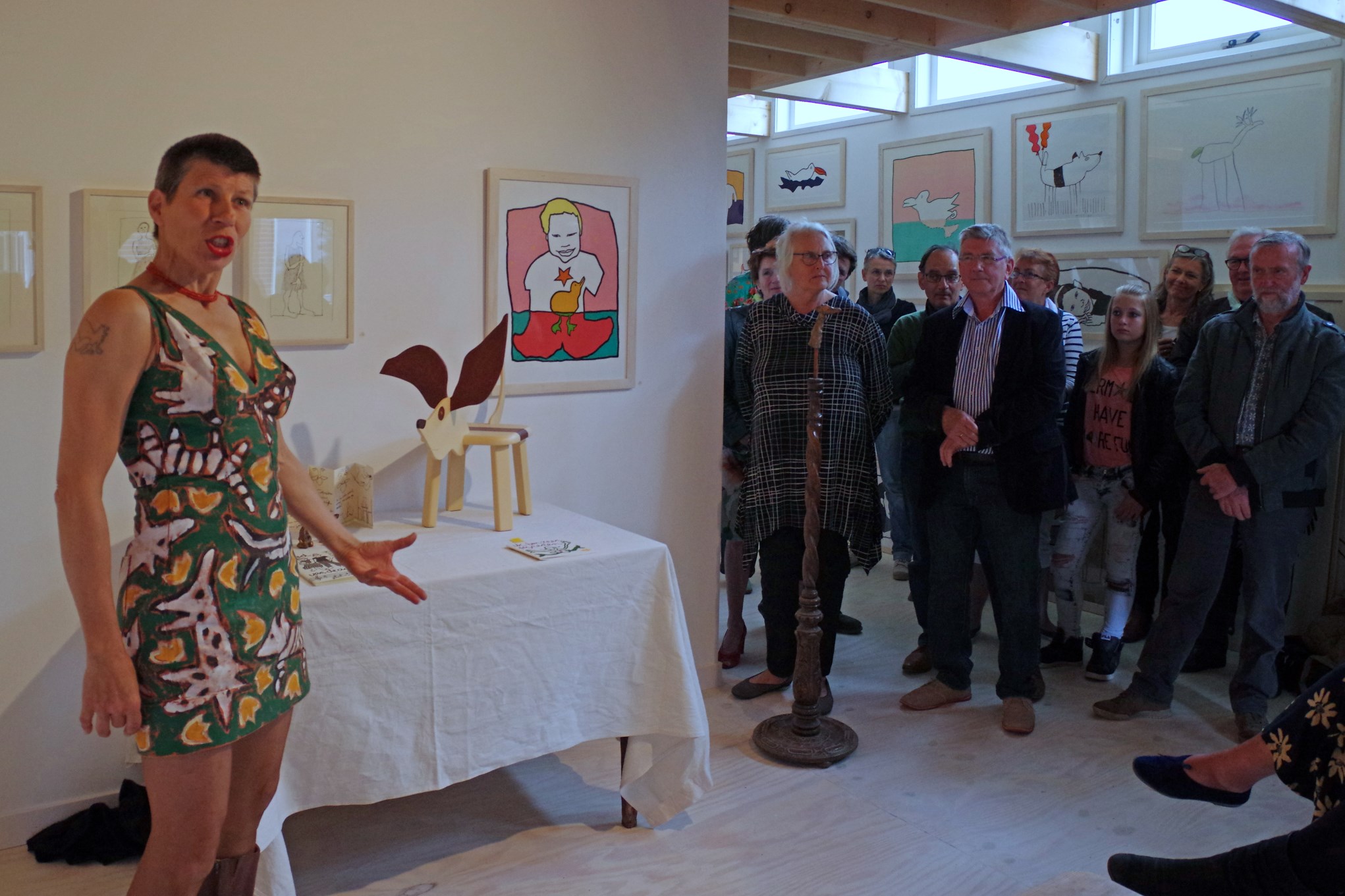 Opening expositieruimte Titi Zaadnoordijk