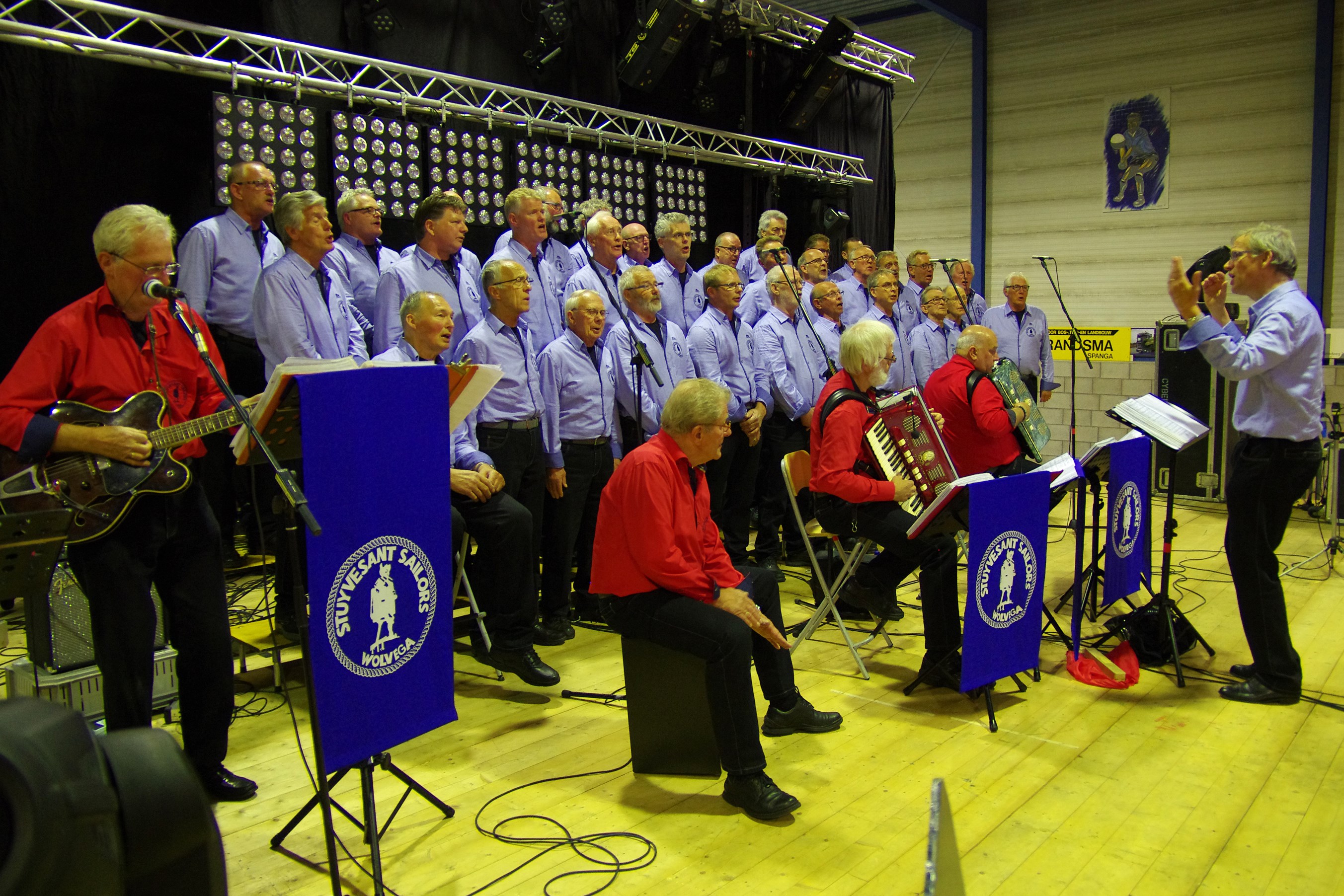 Stuyvesant Sailors in sporthal Munnekeburen