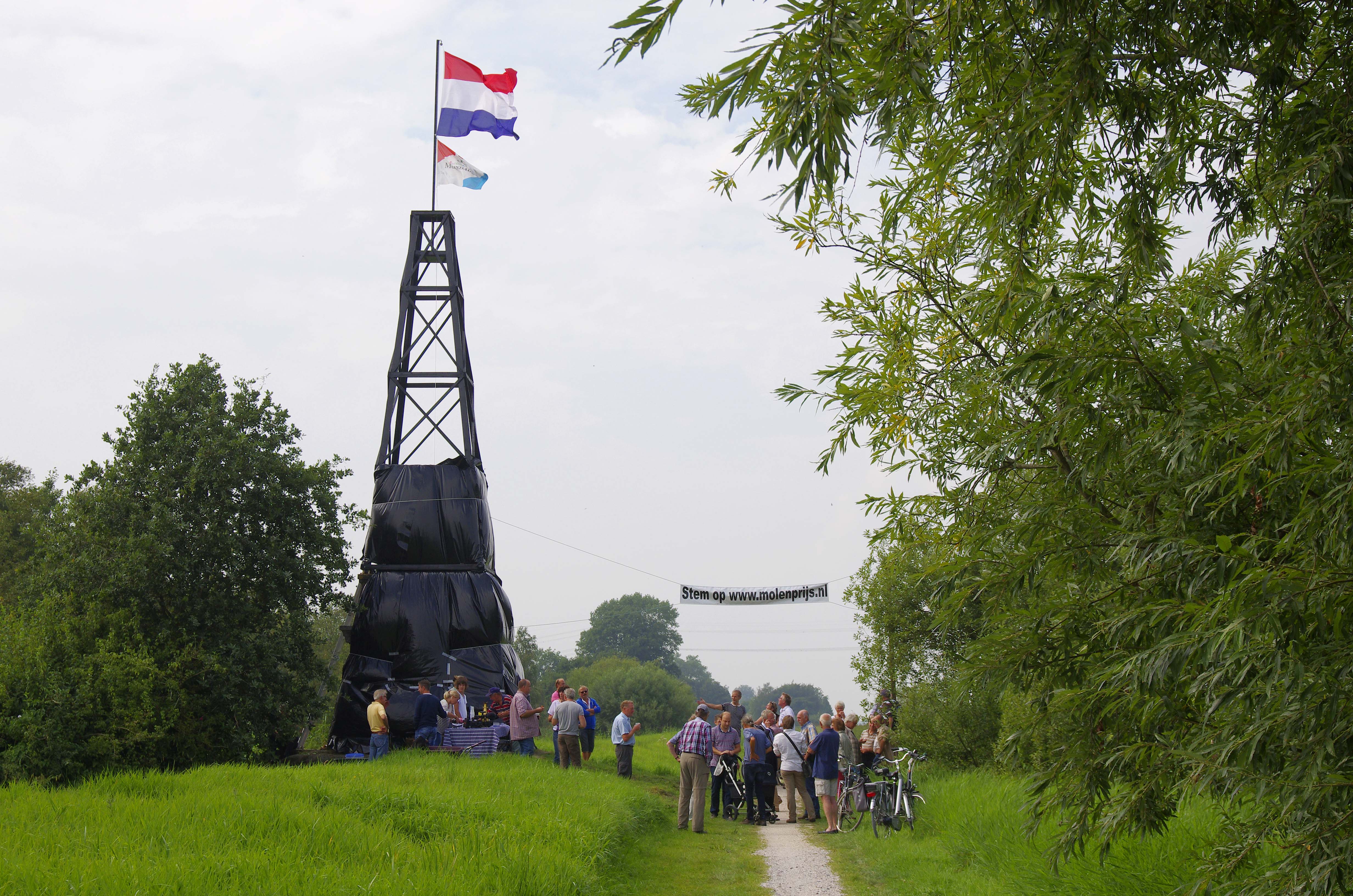 Restauratie windmolen Veendijk Munnekeburen