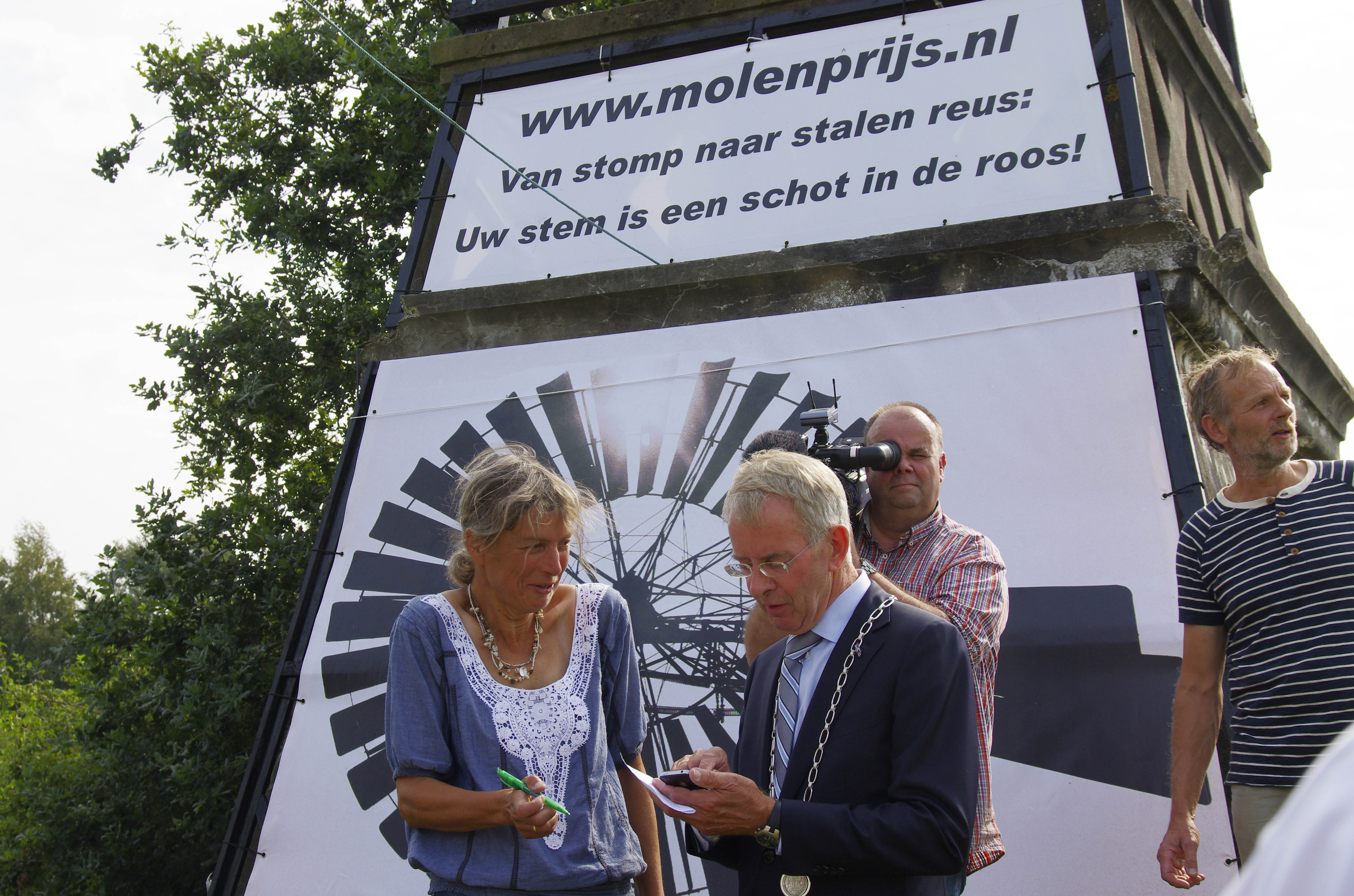 Restauratie windmolen Veendijk Munnekeburen