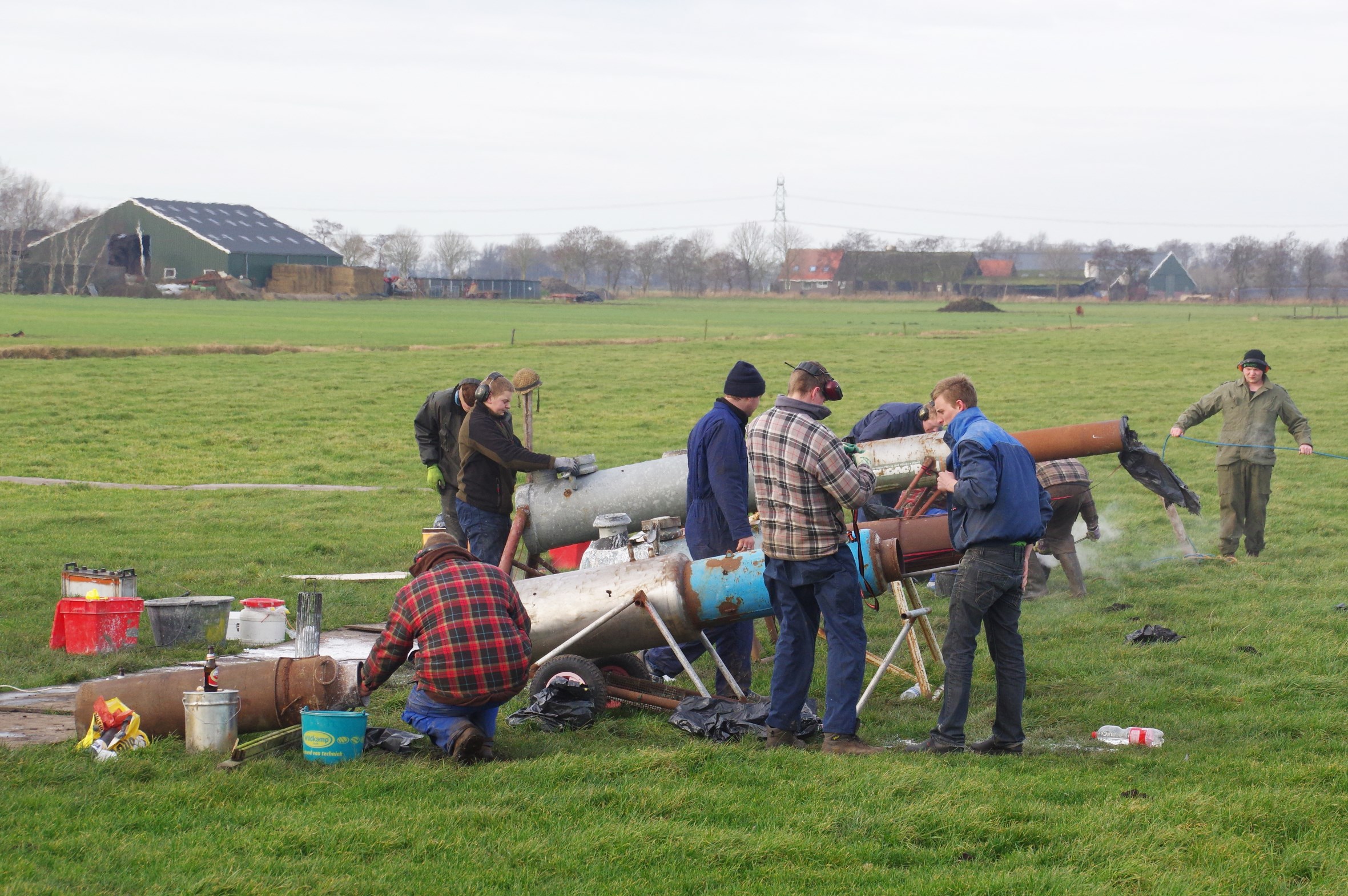 Carbid schieten Gracht Spanga 2013