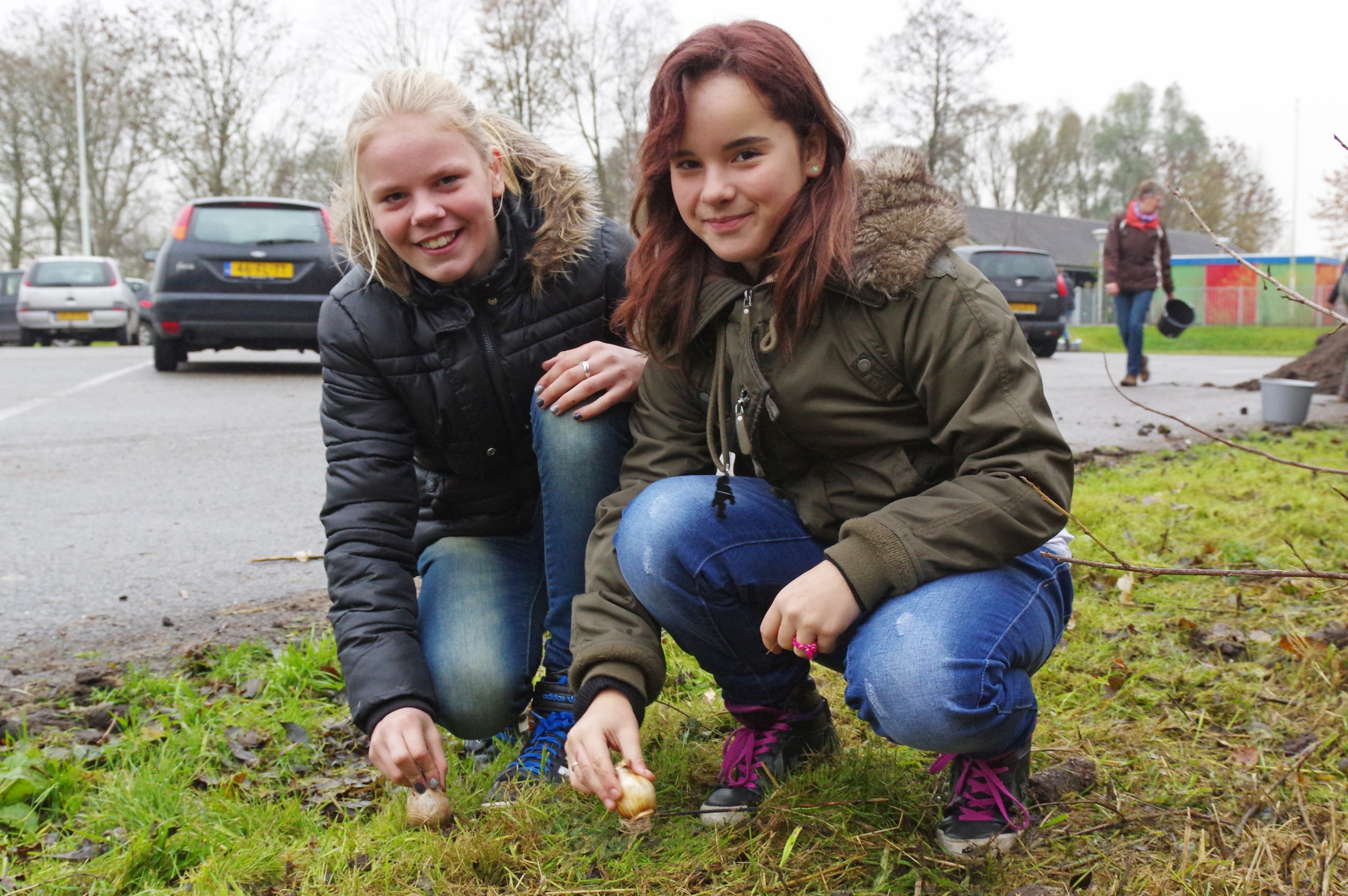 Dorpen in het groen bloembollen planten Munnekeburen