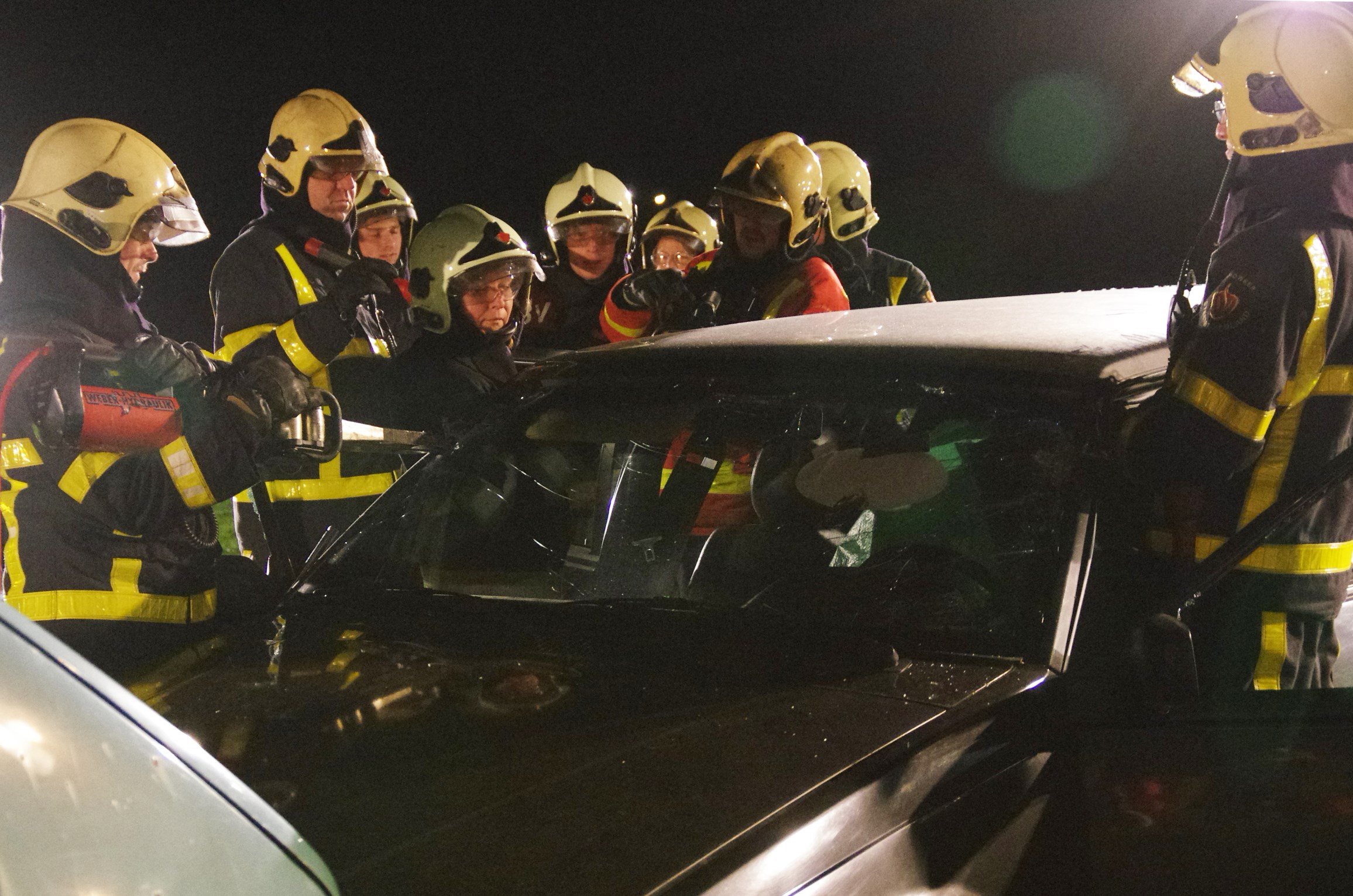 Oefening brandweer Scherpenzeel Kuinre