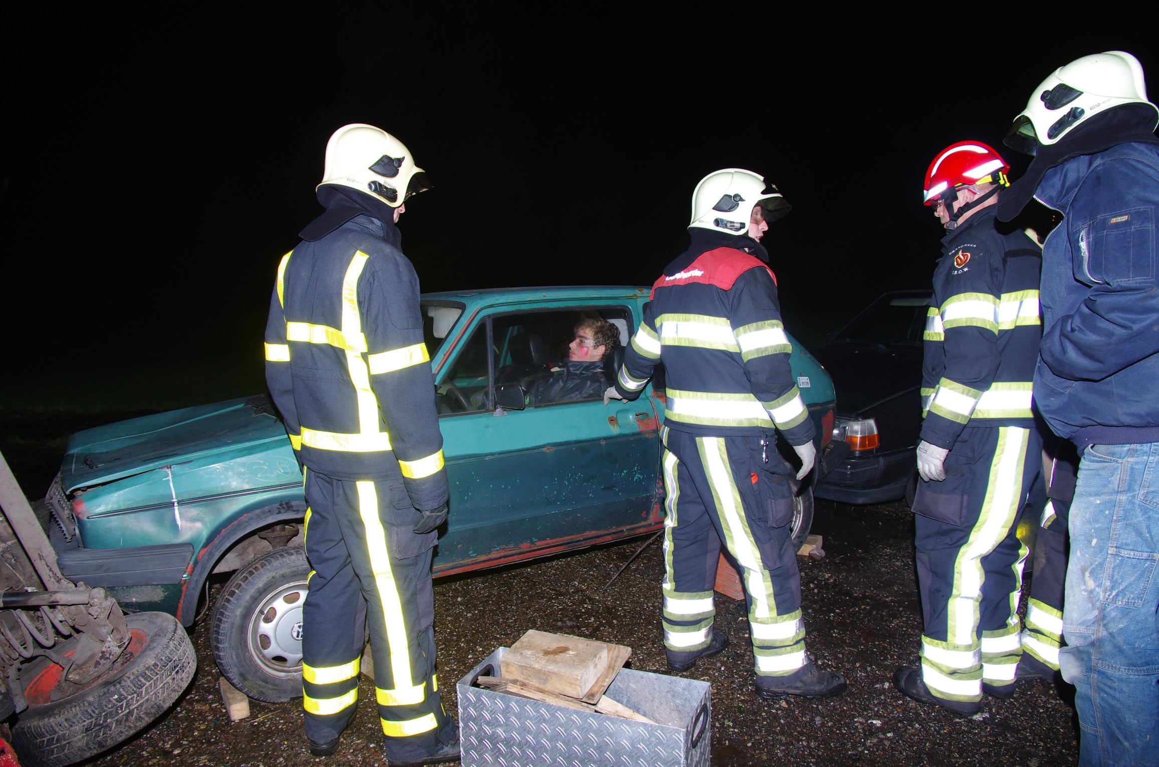 Oefening brandweer Scherpenzeel Kuinre